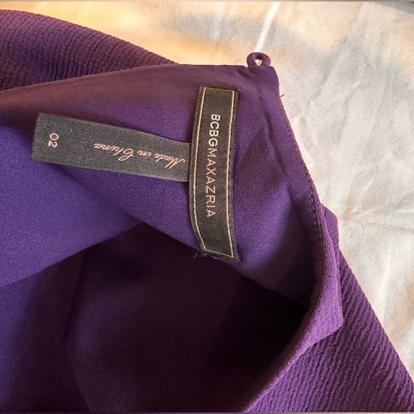NEW BCBGMAXAZRIA GRAPE LAURA SLEEVELESS CUTOUT - Picture 5 of 5